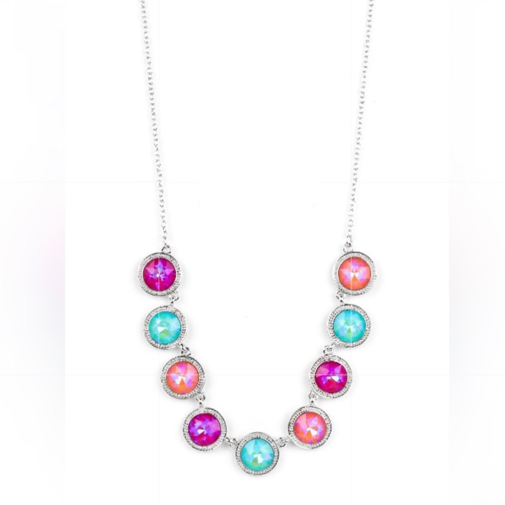 Multi Color Opalescent Necklace